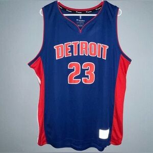 Blake Griffin Detroit Pistons Blue Icon Edition NBA Throwback Jersey Men’s Large
